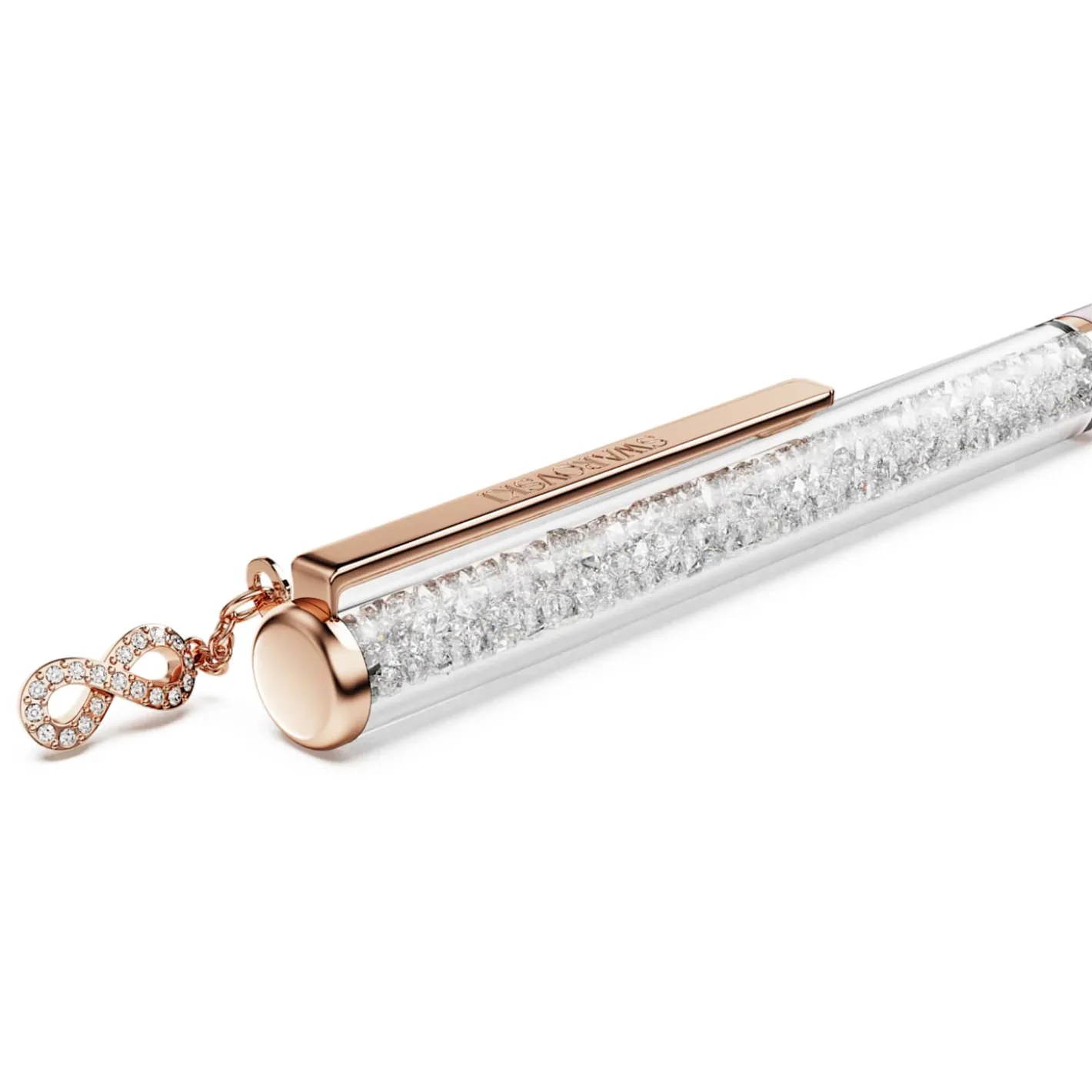 Crystalline ballpoint pen