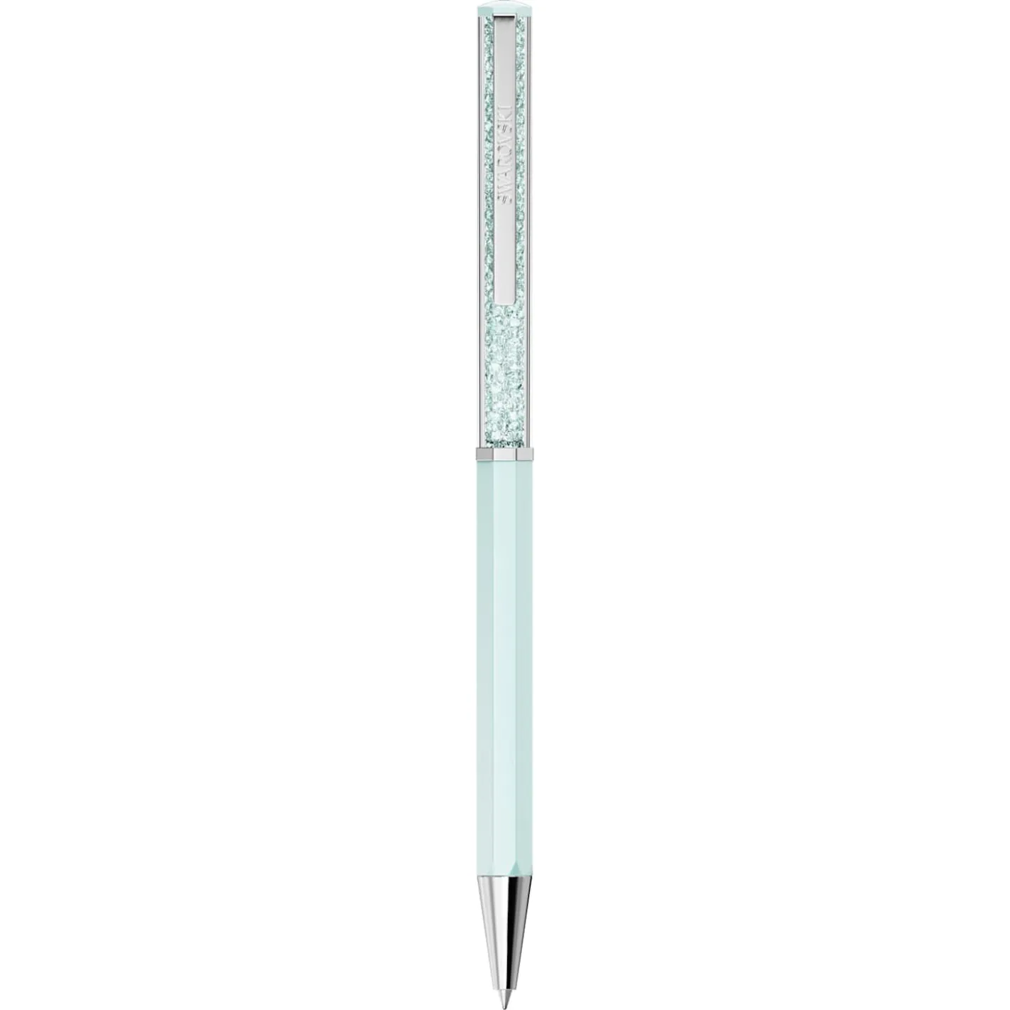 Crystalline ballpoint pen