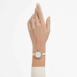 Crystalline bangle watch