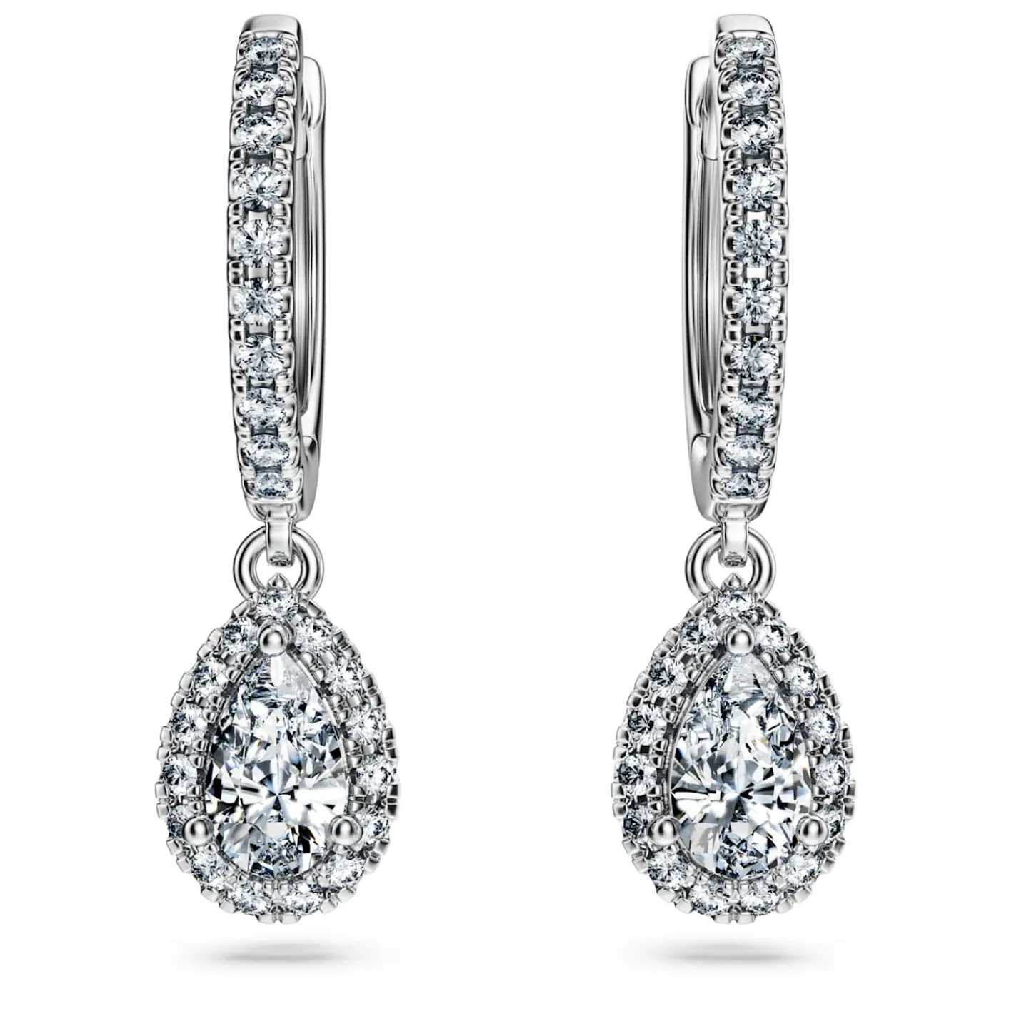 Eternity drop earrings