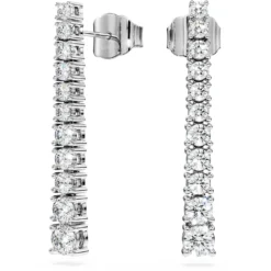 Eternity drop earrings