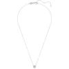Eternity halo solitaire pendant