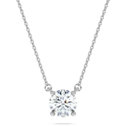 Eternity solitaire pendant