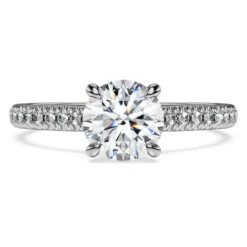 Eternity solitaire ring