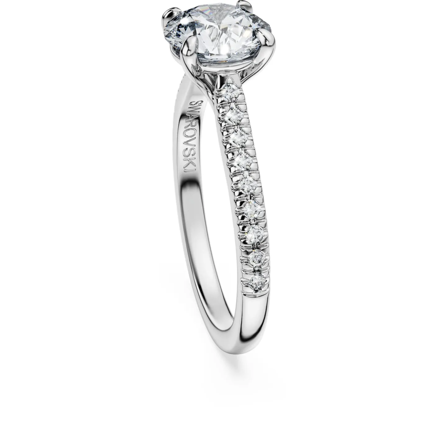 Eternity solitaire ring