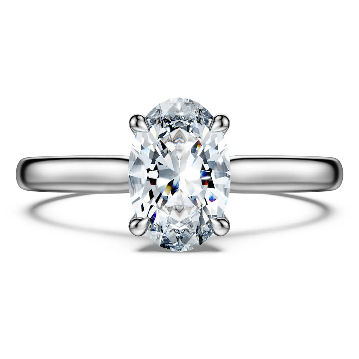 Eternity solitaire ring