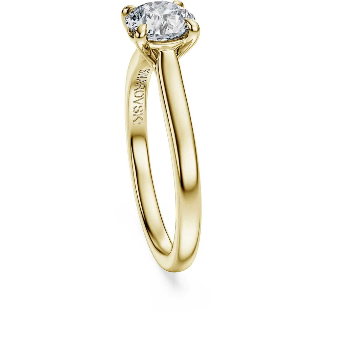 Eternity solitaire ring