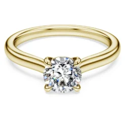 Eternity solitaire ring