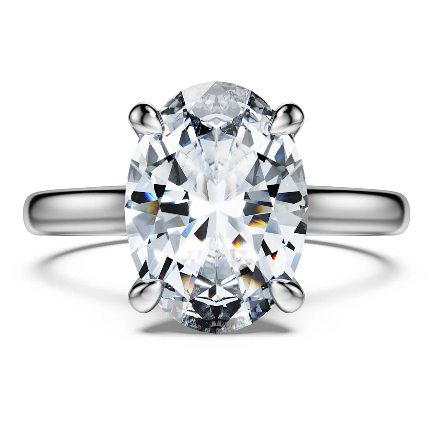 Eternity solitaire ring