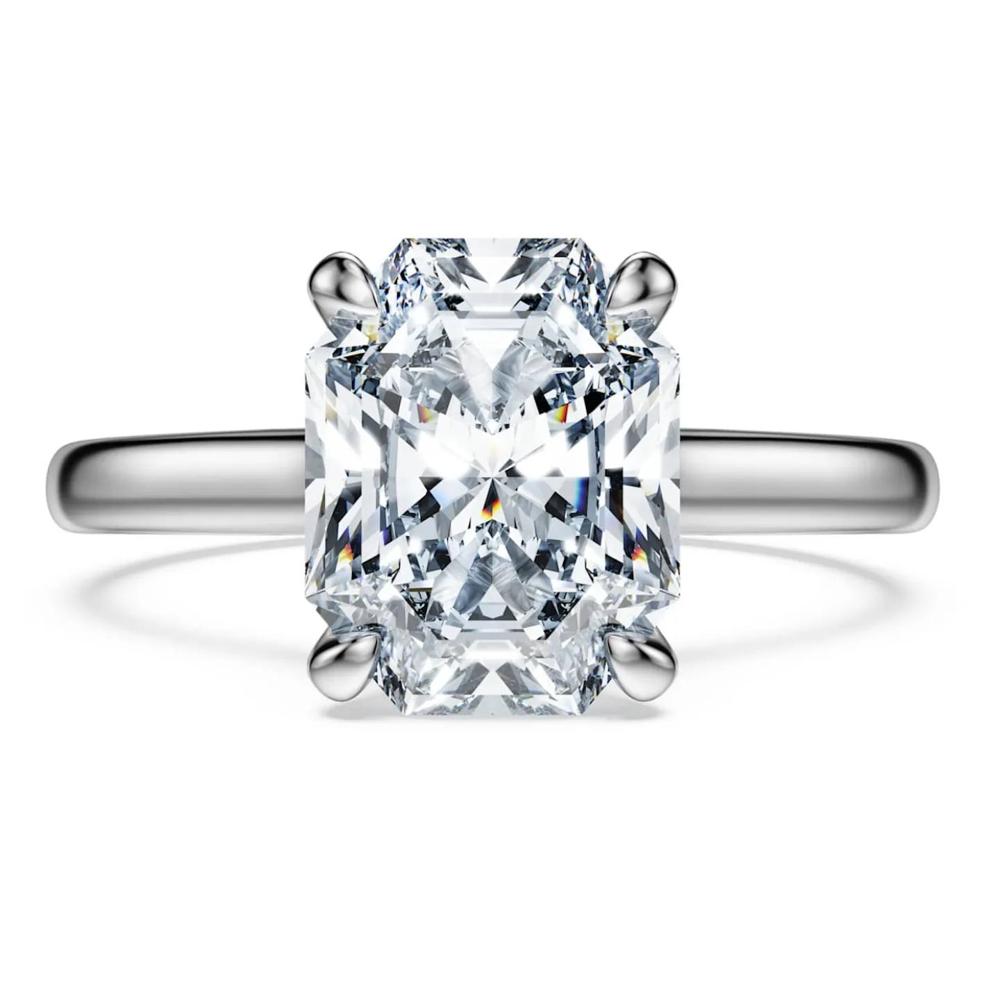 Eternity solitaire ring