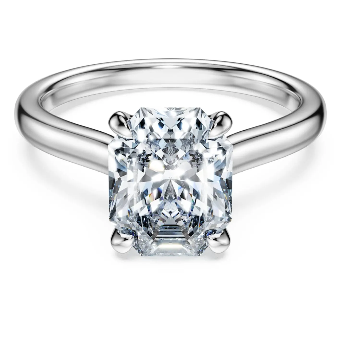 Eternity solitaire ring