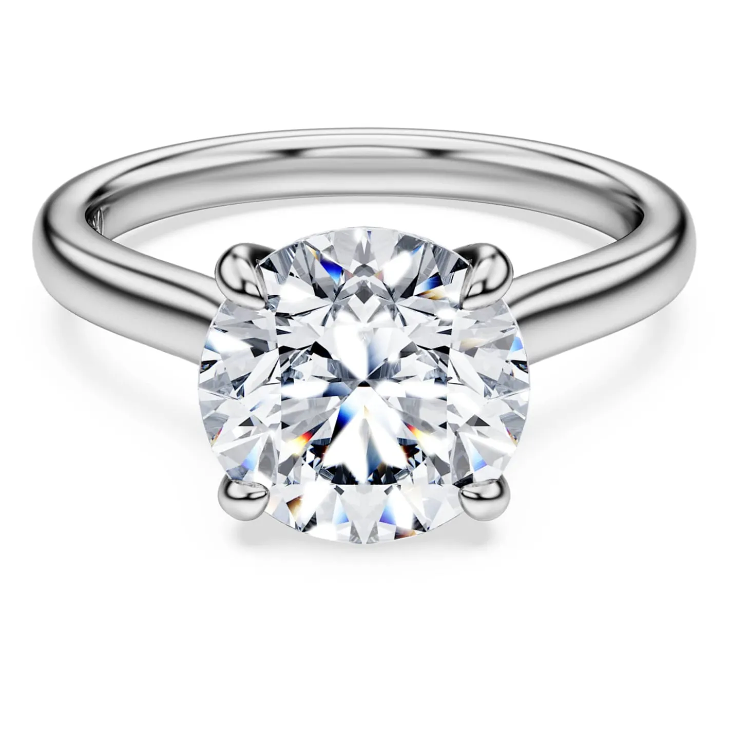 Eternity solitaire ring