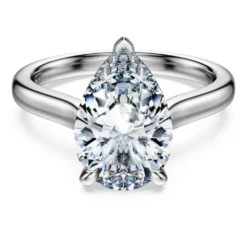 Eternity solitaire ring