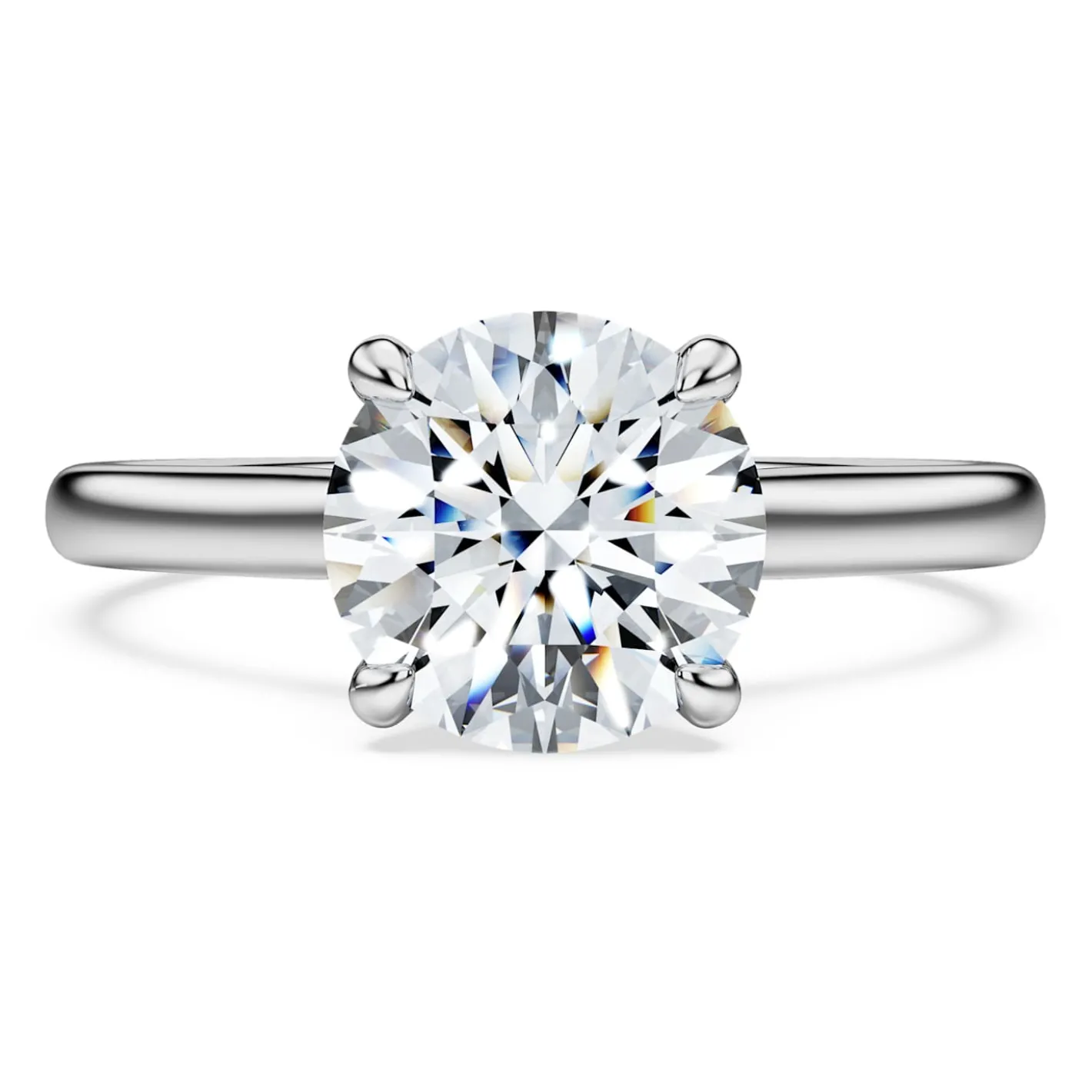 Eternity solitaire ring