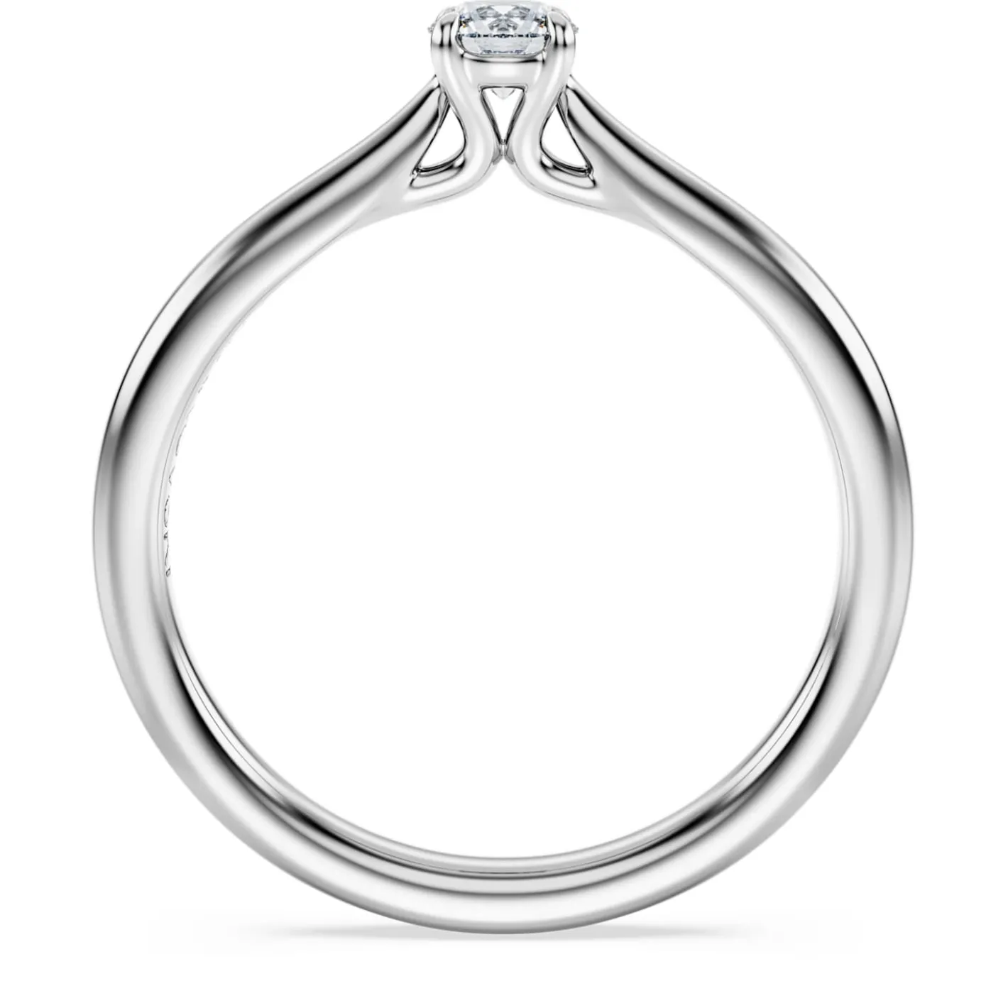 Eternity solitaire ring