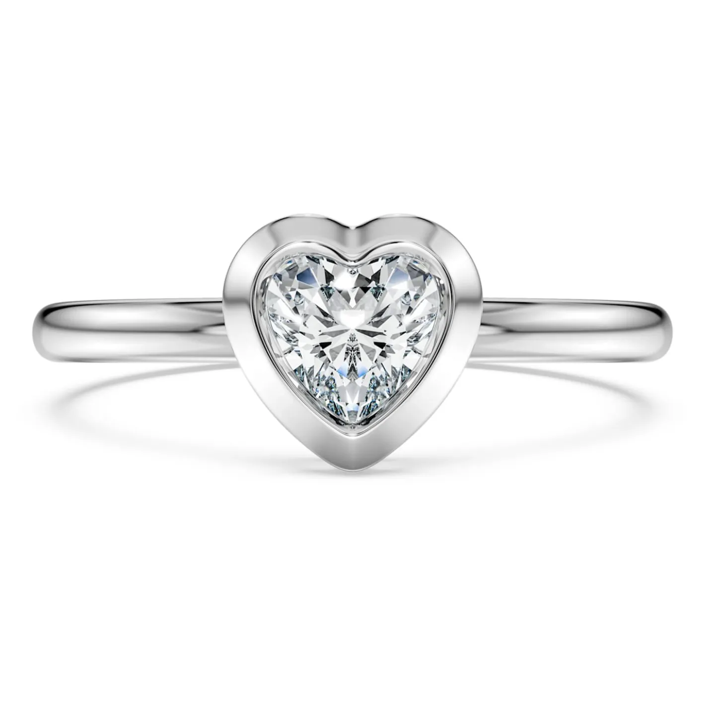 Eternity solitaire ring