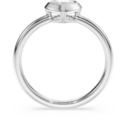 Eternity solitaire ring