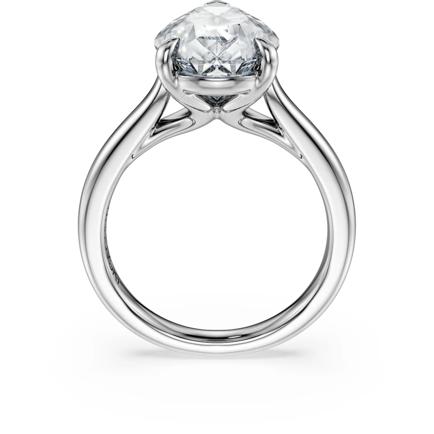 Eternity solitaire ring