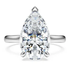 Eternity solitaire ring