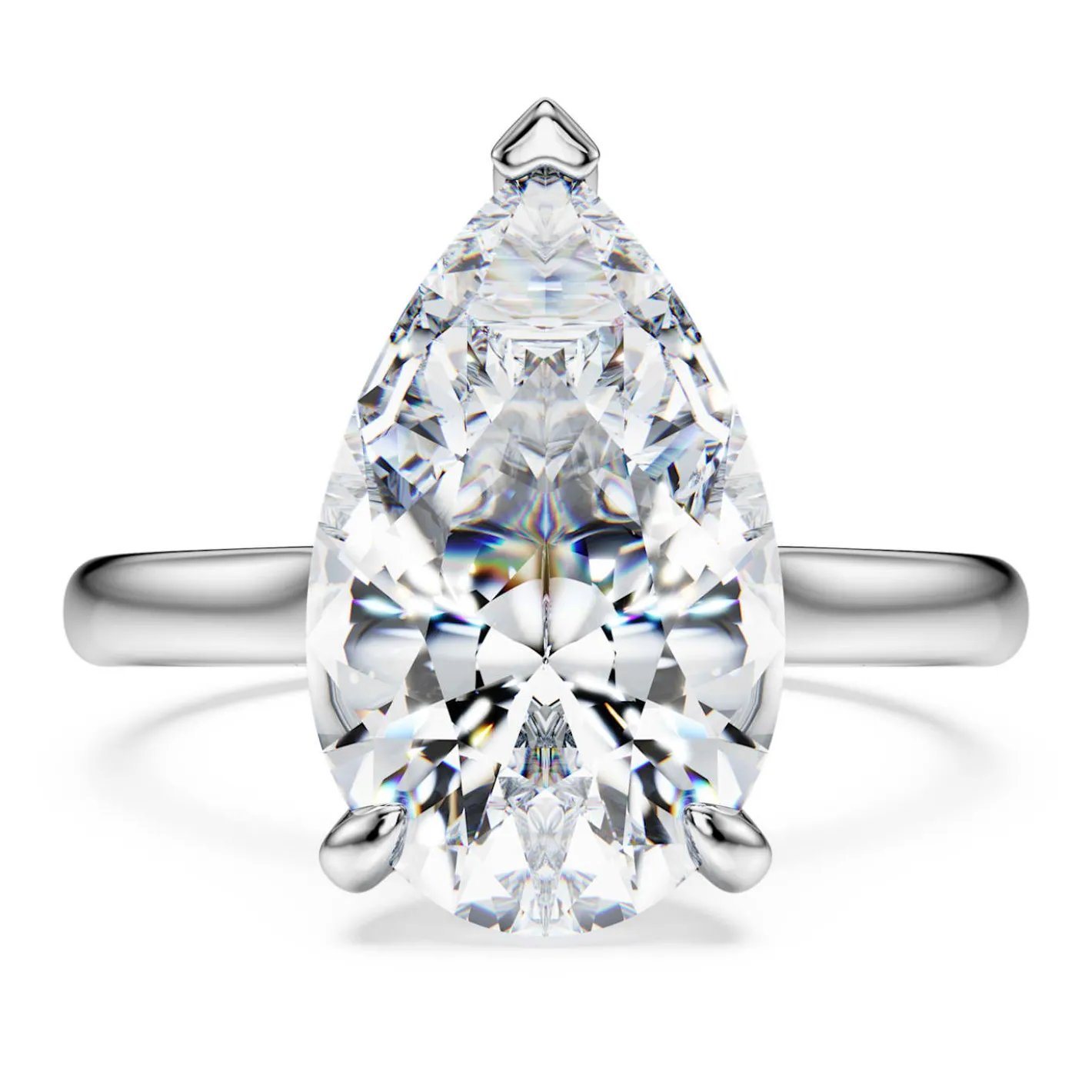Eternity solitaire ring