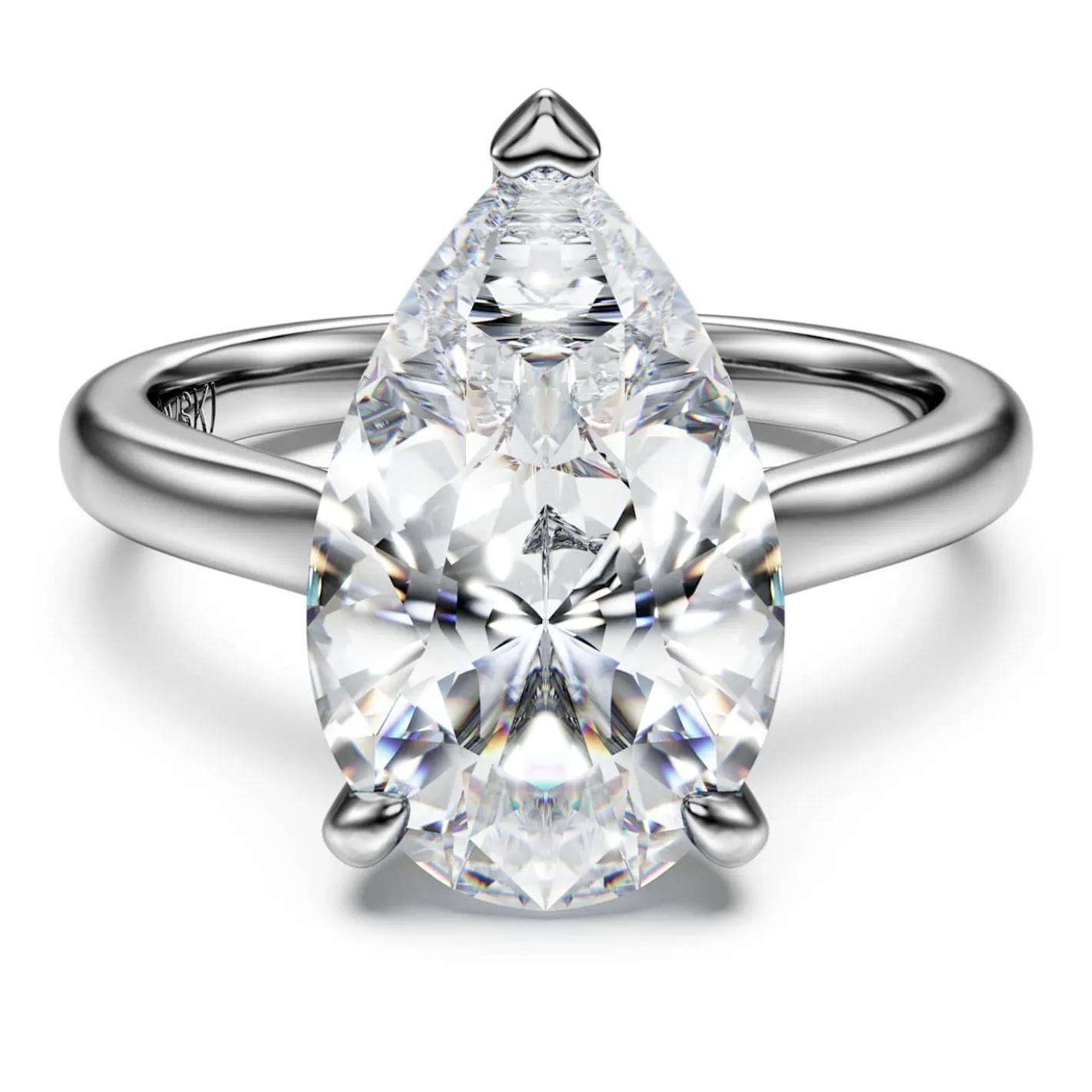 Eternity solitaire ring