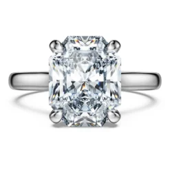 Eternity solitaire ring