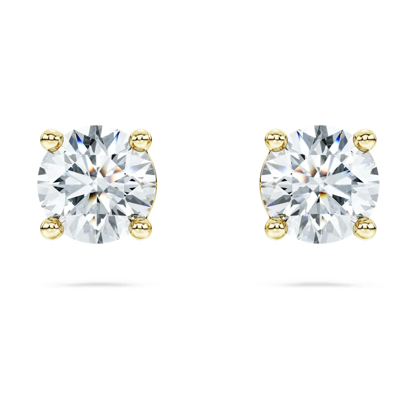 Eternity solitaire stud earrings