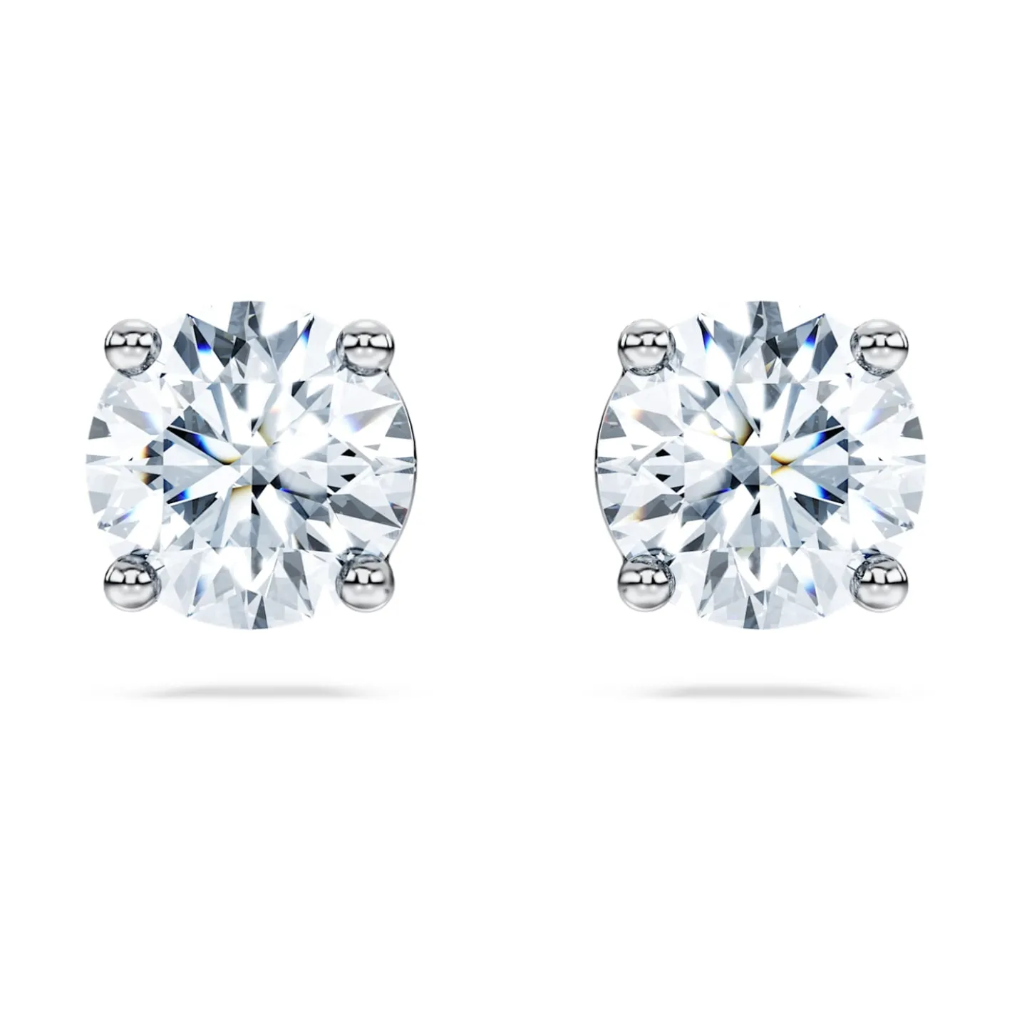 Eternity solitaire stud earrings