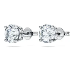 Eternity solitaire stud earrings