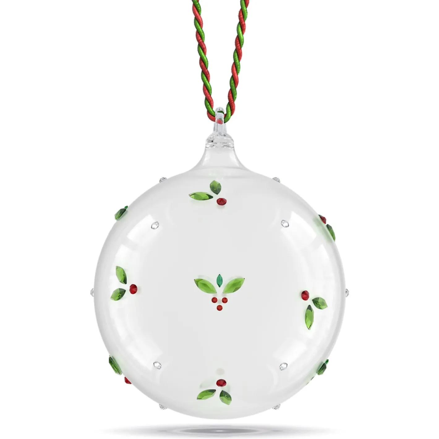 Holiday Cheers Mistletoe Ball Ornament
