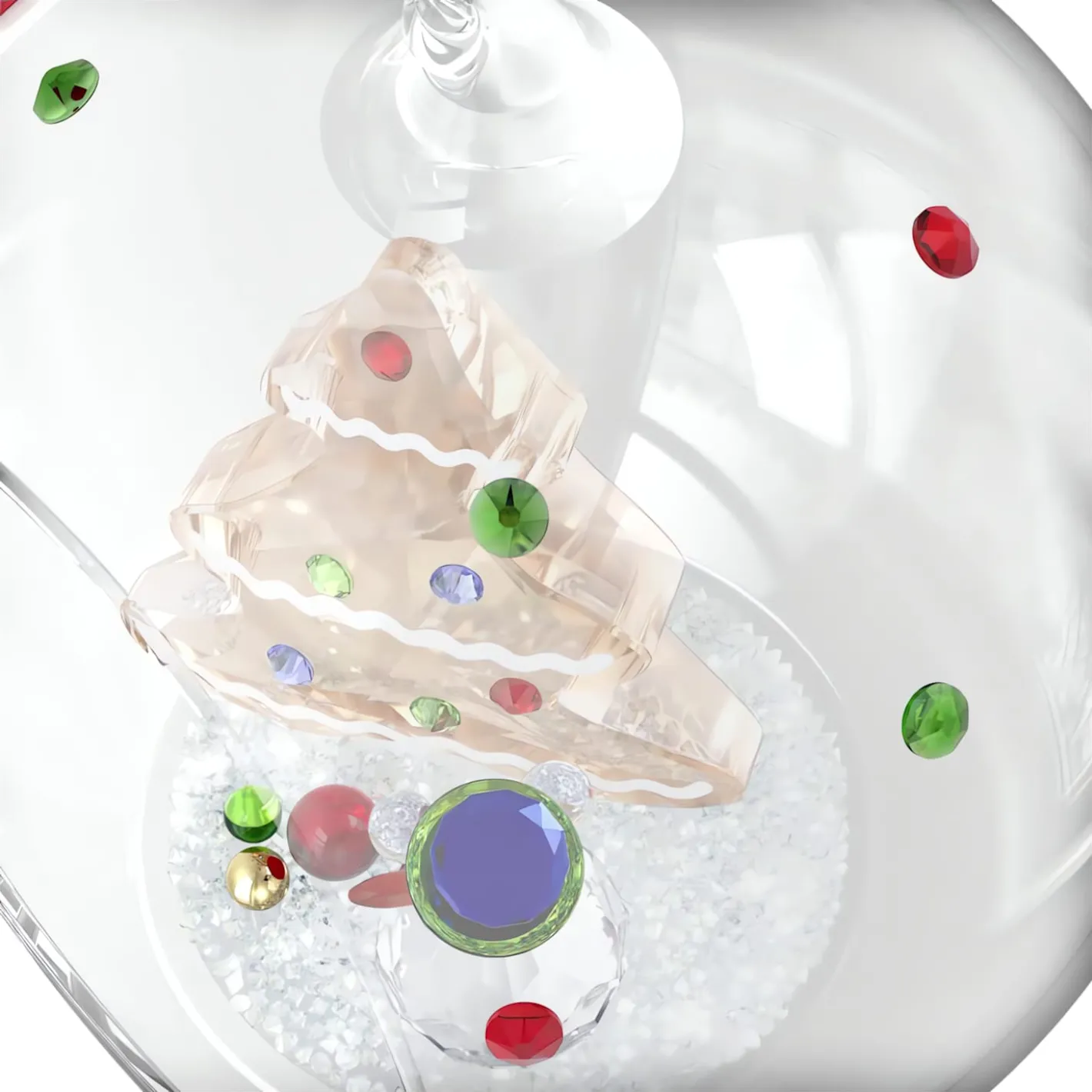 Holiday Cheers Tree and Snowman Ball Ornament
