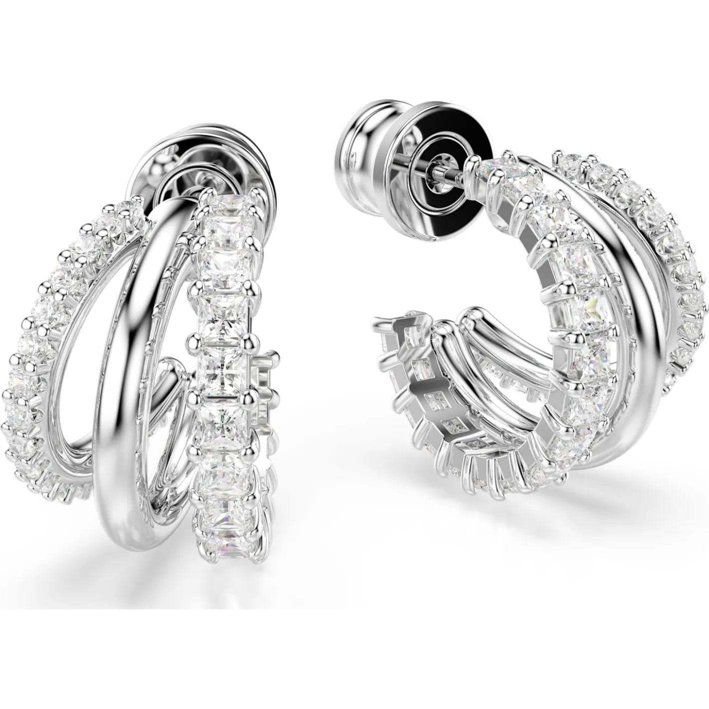 Hyperbola hoop earrings