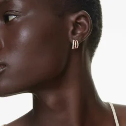 Hyperbola hoop earrings