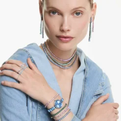 Matrix drop earrings