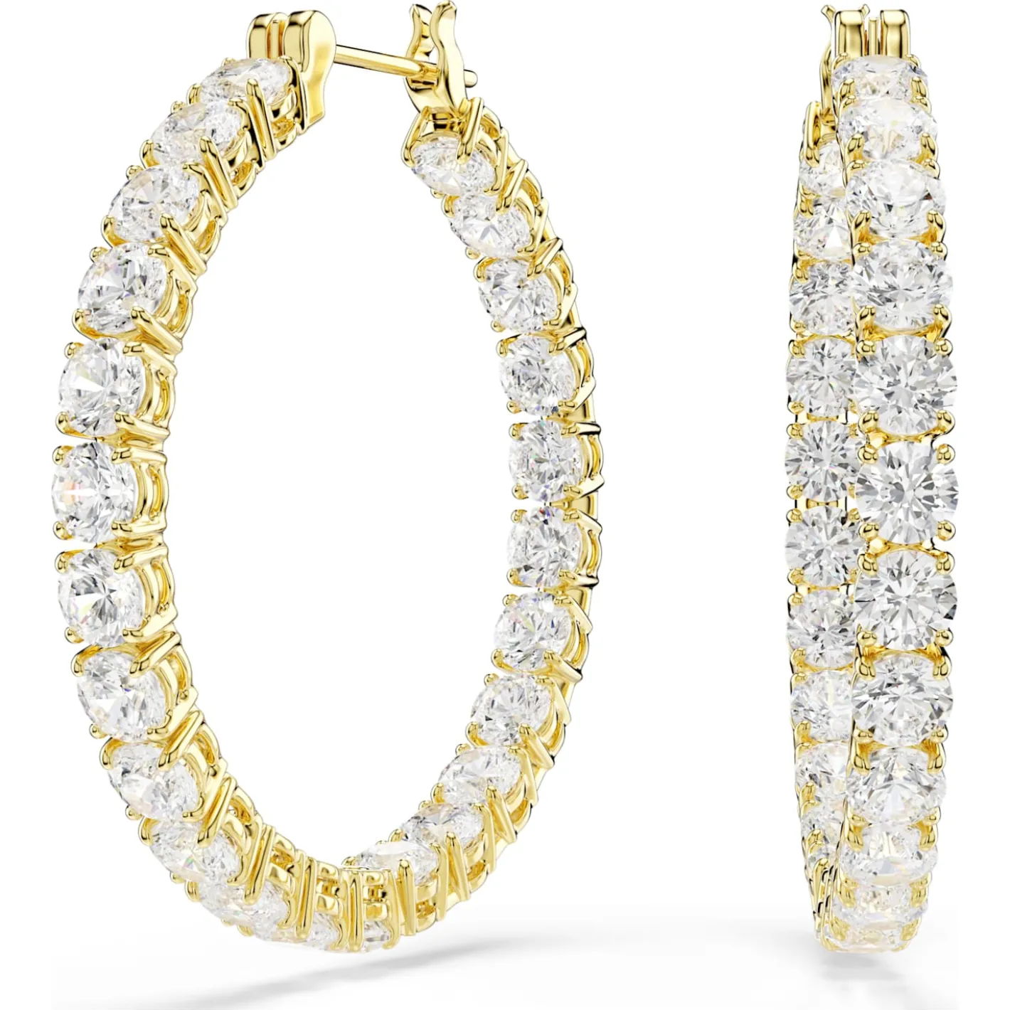 Matrix hoop earrings