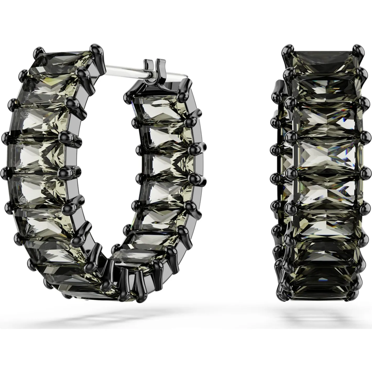 Matrix hoop earrings