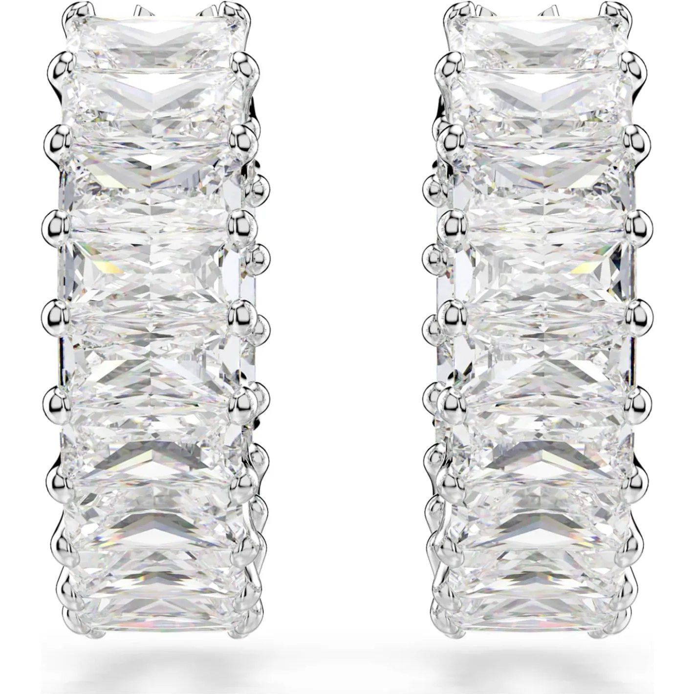 Matrix hoop earrings
