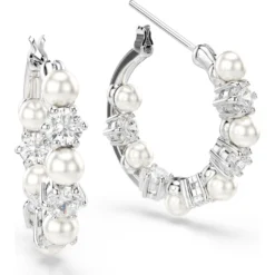 Matrix hoop earrings