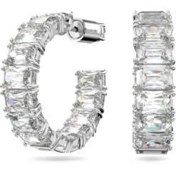 Matrix hoop earrings