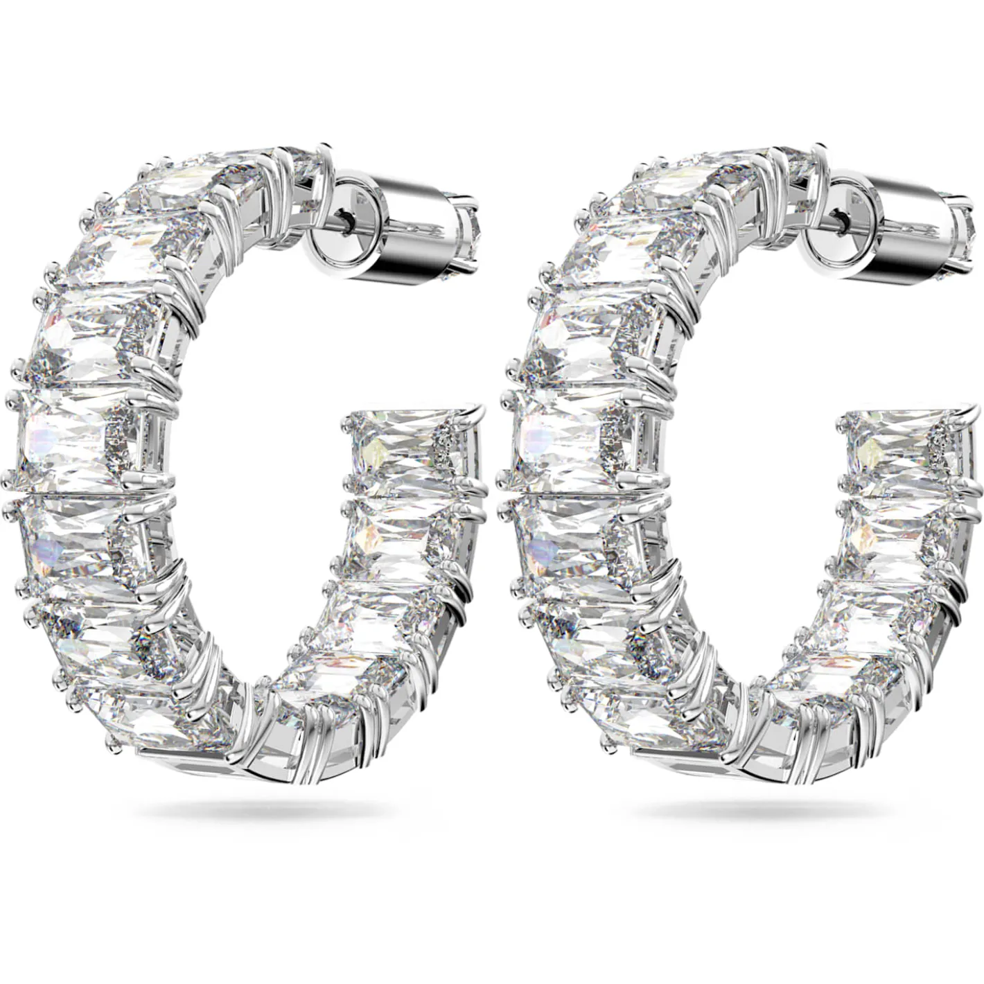 Matrix hoop earrings