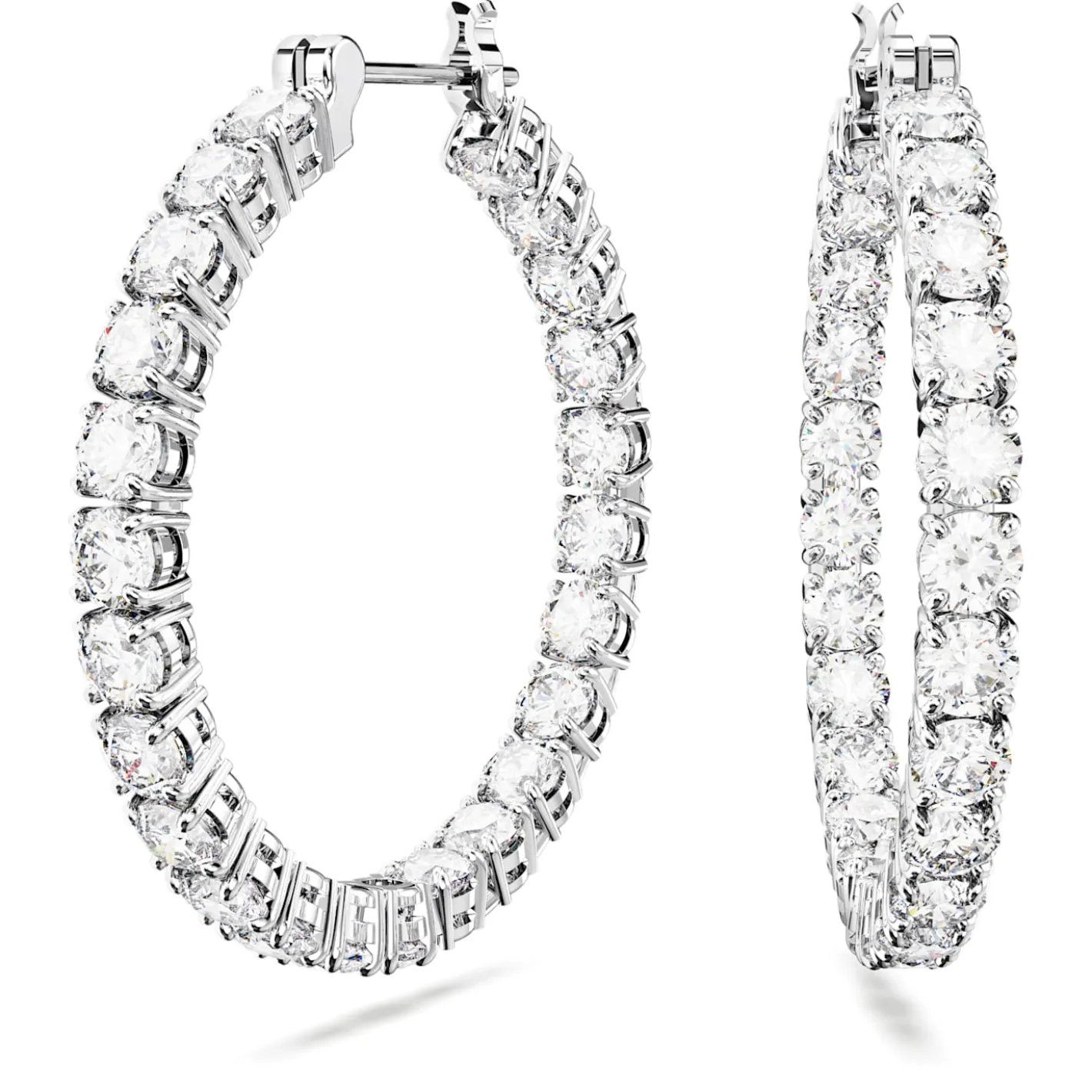 Matrix hoop earrings