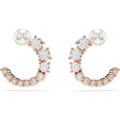 Matrix hoop earrings