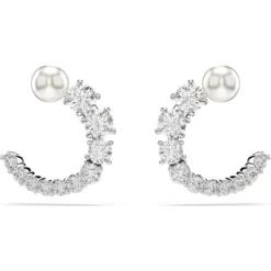 Matrix hoop earrings