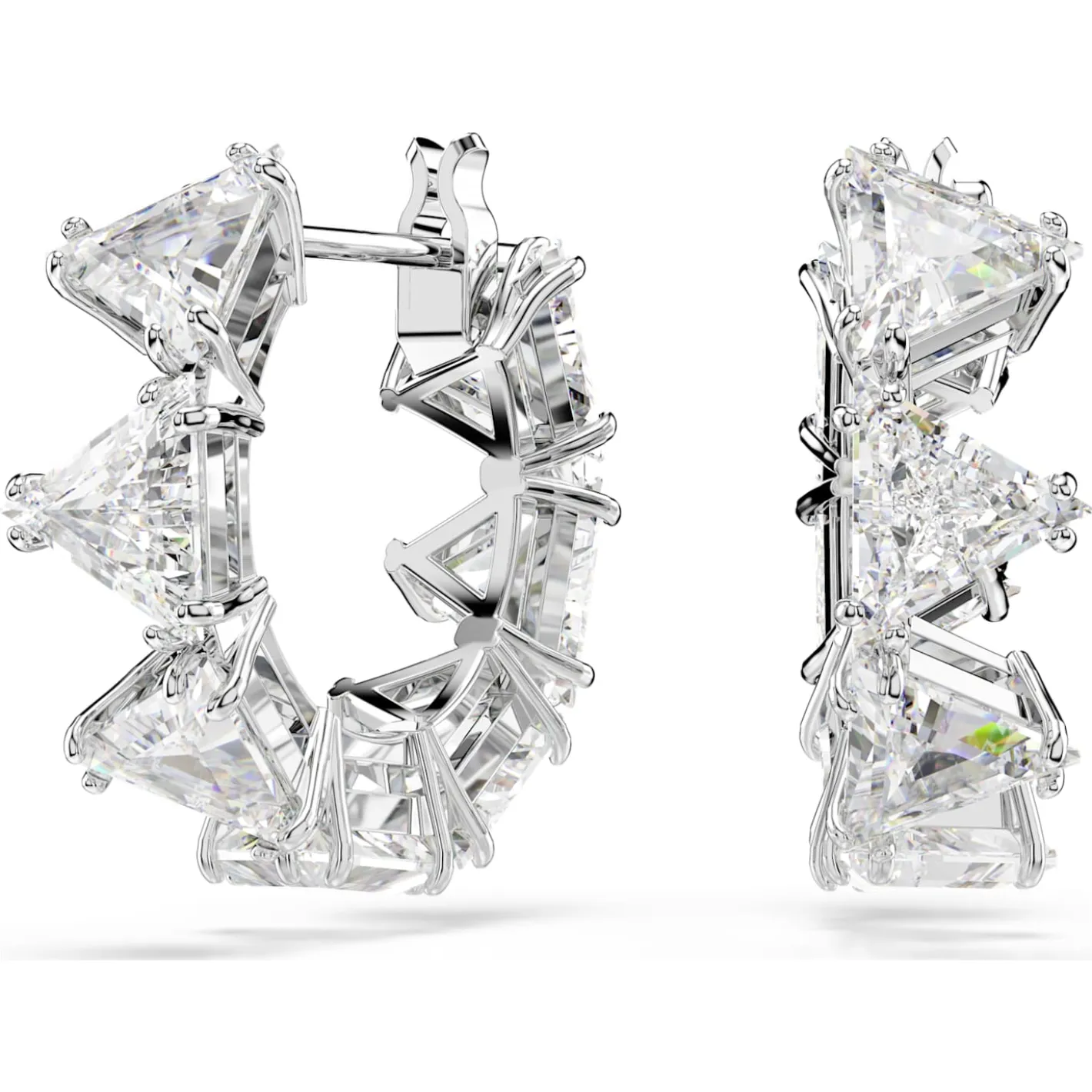 Matrix hoop earrings