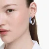 Matrix hoop earrings