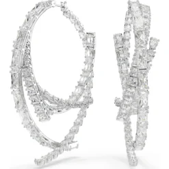 Matrix hoop earrings