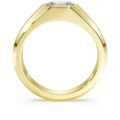 Octagon band ring
