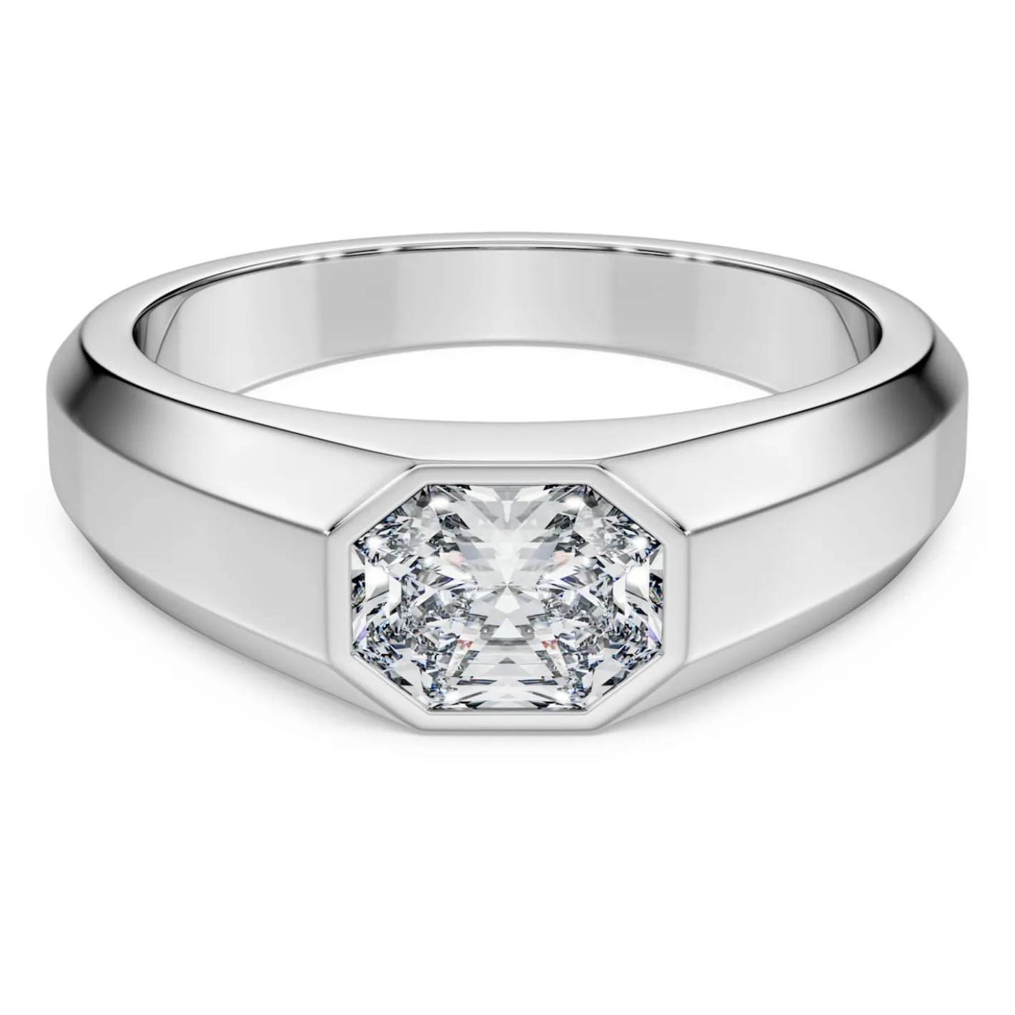 Octagon band ring