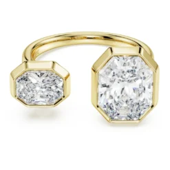 Octagon bezel ring