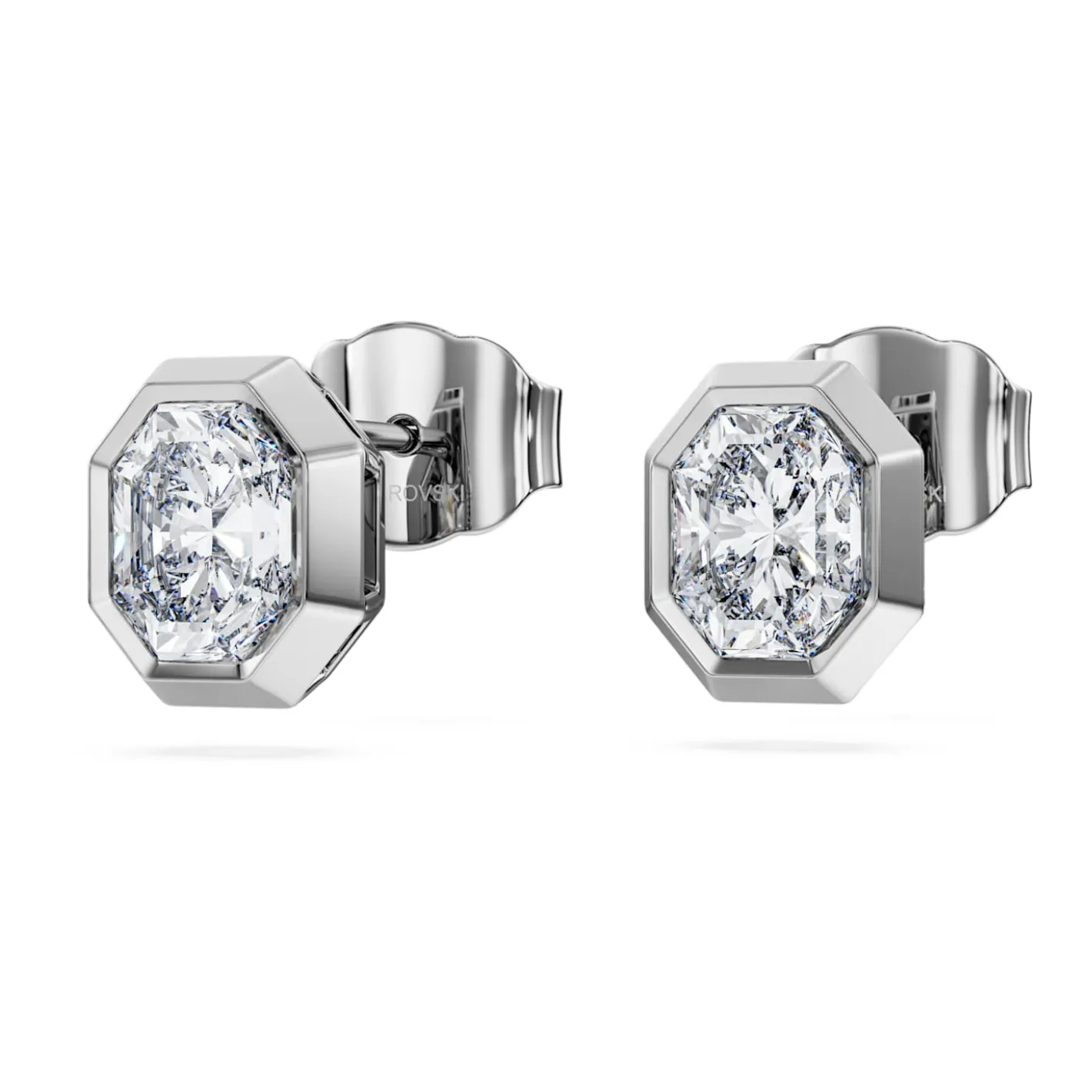 Octagon stud earrings